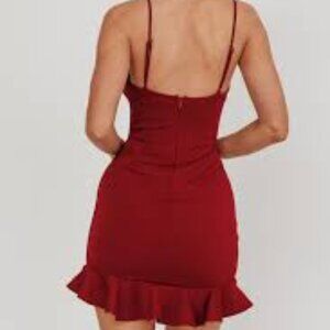 Selfie Leslie cocktail dress, Wine color, XS